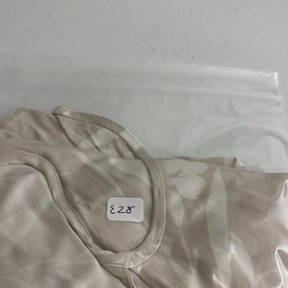 Z Supply Camila Mini Dress Tan Floral Print Long Sleeve Tiered Ruffle Size Small - Picture 7 of 7